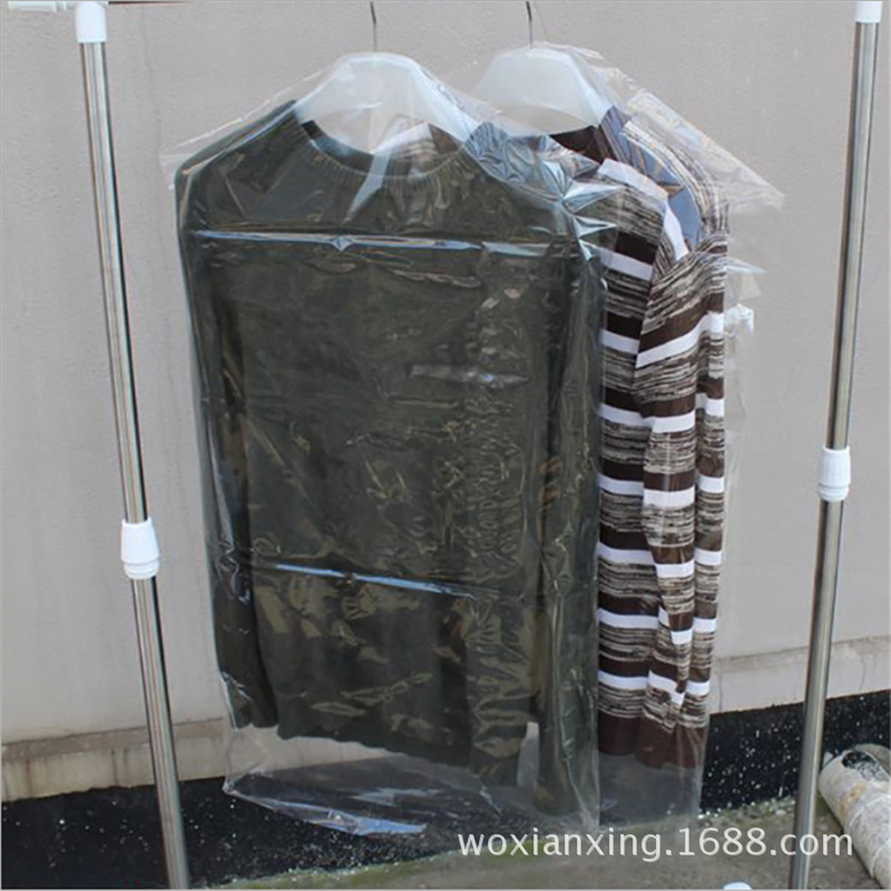 PE Garment Bags for Dust Protection - Ideal for Dresses, Suits, and Dry Cleaning Shops