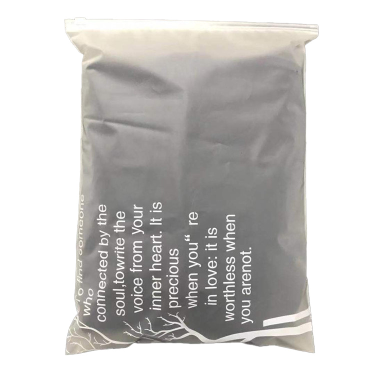 Customizable CPE Semi-Transparent Frosted Ziplock Bags - Stylish Packaging for Clothing and Underwear