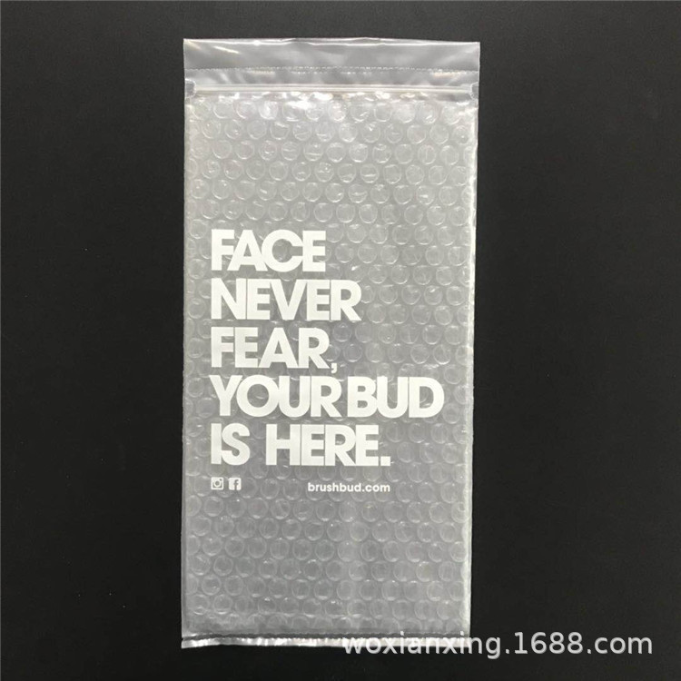 Shockproof Transparent Cosmetic Packaging Bags - Bubble Padded Bone Bags, Bubble Padded Dragon Bone Bags, and Plastic Bubble Bags