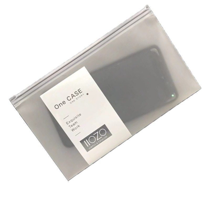 Frosted CPE Adhesive Bags - Semi-Transparent Packaging for Phone Cases and Small Accessories with Customizable PE Frosted Printing