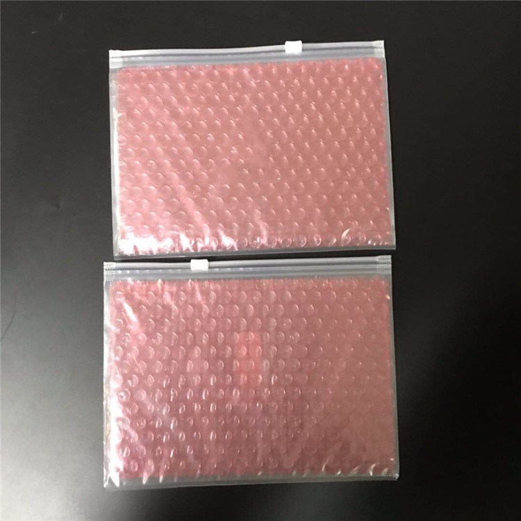 Bubble Ziplock Bags for Cosmetics - Shockproof Packaging with PE Bubble Zipper Bags and Composite Bubble Ziplock Bags