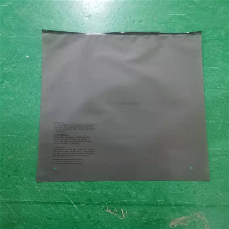 ESSENTIALS x FEAR OF GOD Black Matte Ziplock Bags - Fashion Packaging Bags - Trendy Clothing Storage Bags