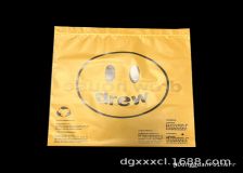 Original DrewHouse Smiley Face Clothing Packaging Bags - In-Stock Yellow Trim Self-Sealing Bags