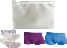 In-Stock Underwear Packaging Bags - Women's and Men's Underwear Packaging Bags, Horizontal Swimsuit Packaging Bags, Matte Finish