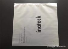 Customizable Semi-Transparent Matte Zipper Bags for Clothing and Underwear Packaging - CPE Material with Logo Printing