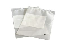 Customizable Semi-Transparent Matte Zipper Bags for Clothing and Underwear Packaging - CPE Material with Logo Printing